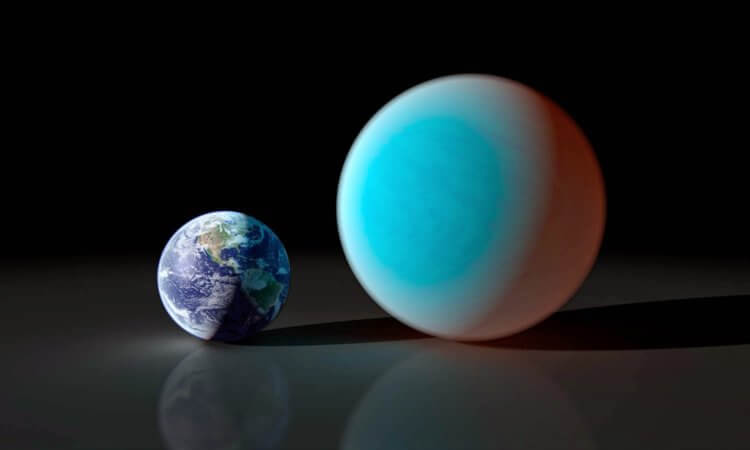 Планета, сделанная из алмазов. Этот алмаз в несколько раз больше Земли. Фото.