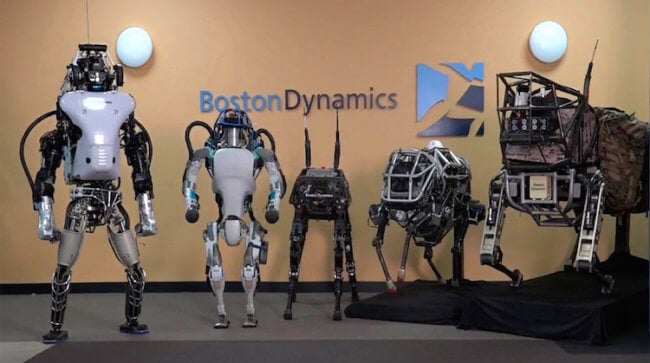 Роботы Boston Dynamics помогают в борьбе с коронавирусом в США. Фото.