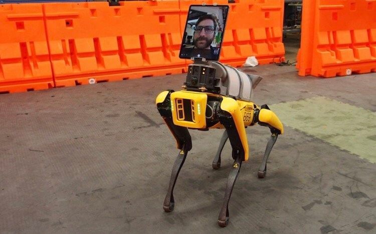 Программное обеспечение роботов Boston Dynamics. Примерно так робот может приносить iPad. Вот только нужно ли это? Фото.