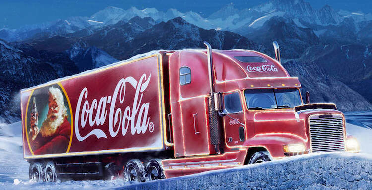 Как Coca-Cola повлияла на мировую культуру. Эти грузовики знают все. Фото.