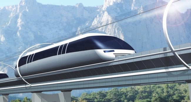 Когда мы получим транспорт будущего Hyperloop и с какой скоростью он сможет перемещаться? Фото.