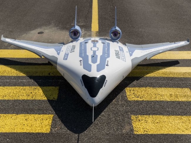 Новый пассажирский самолет от Airbus будет напоминать корабль из «Звездных войн». Фото.