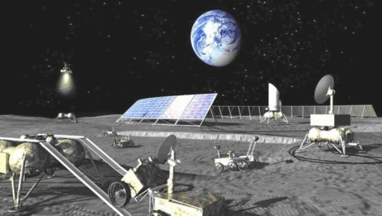 Для чего нужны миниатюрных марсоходы? Размещение на Луне постоянной базы может стать платформой для отправки человека на Марс. Фото.