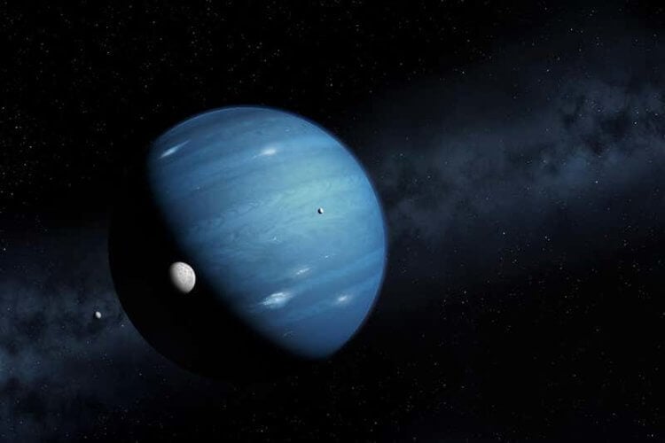 Ученые нашли доказательства, что девятая планета не существует. По мнению сторонников теории девятой планеты, она выглядит именно так. Фото.