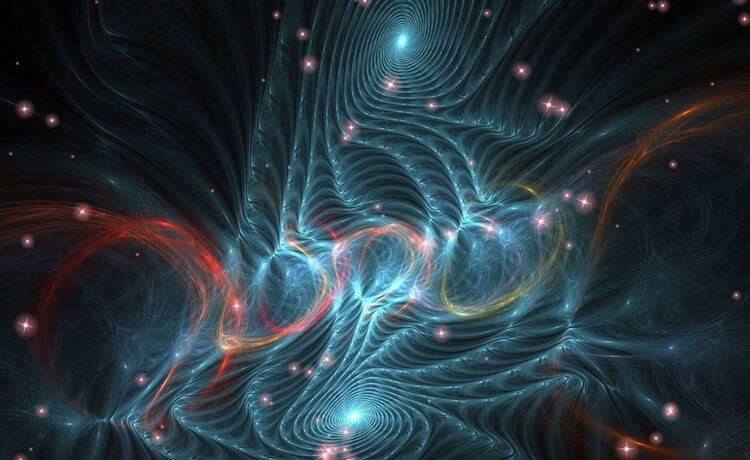 Как только не пытаются визуализировать теорию струн, но получается не очень. Фото.