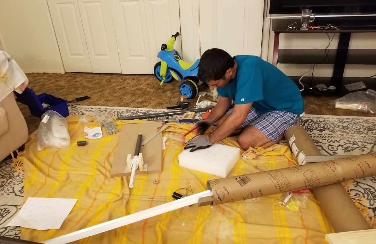 Процесс сборки Корвент выглядит так. Фото.