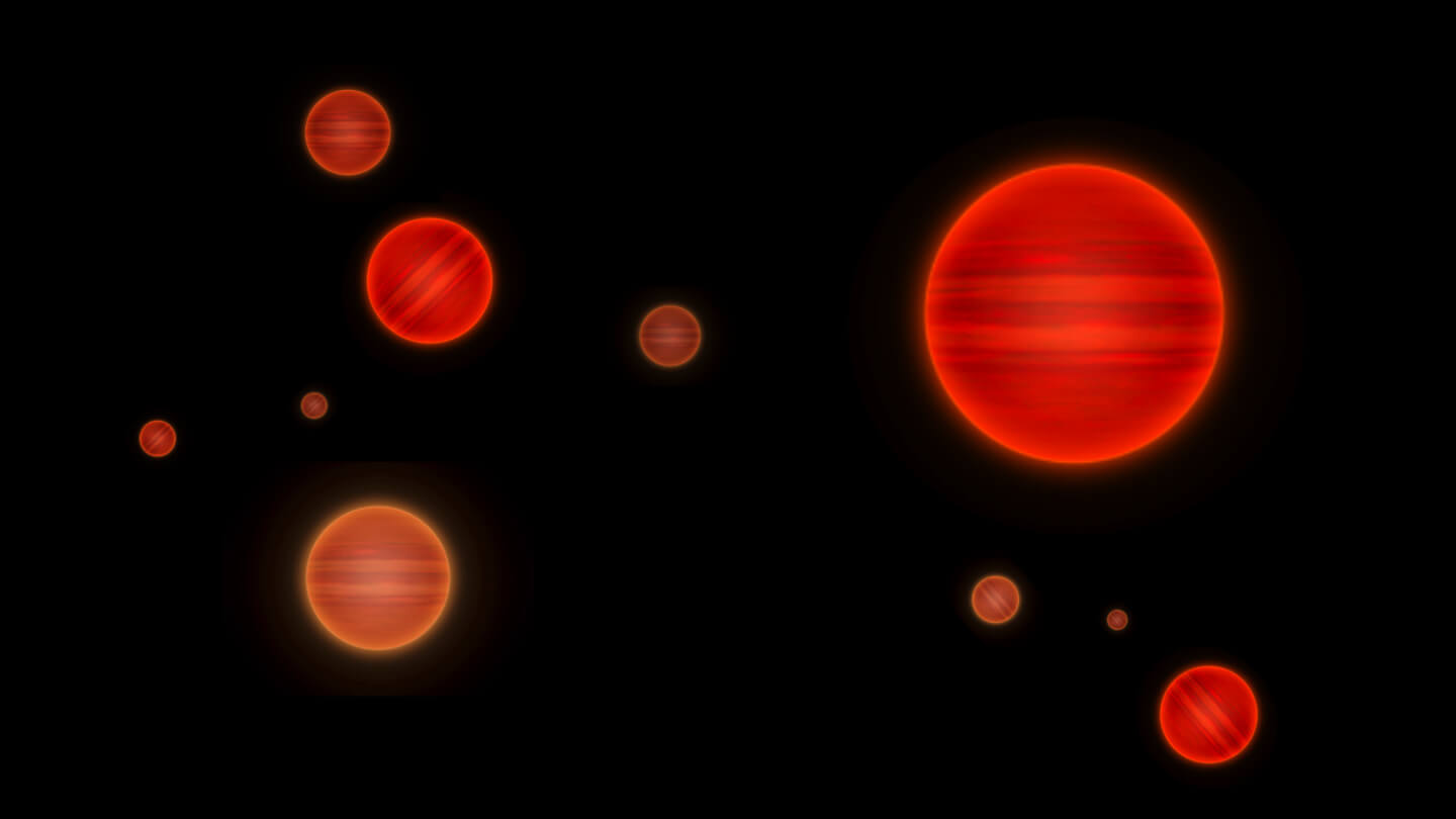 Эра дегенерации. Тусклые остатки когда-то ярких звезд будут преобладать во Вселенной в эру дегенерации. Фото.