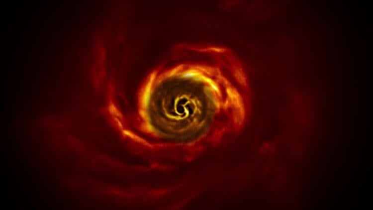 Как рождаются звездные системы? Потрясающие изображения закрученного газа и пыли показывают формирование планеты. Фото.