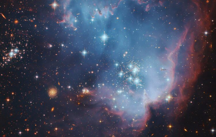 Центр Млечного Пути. Атомы из которых состоят наши тела зародилась в ядрах сверхновых звезд. Фото.