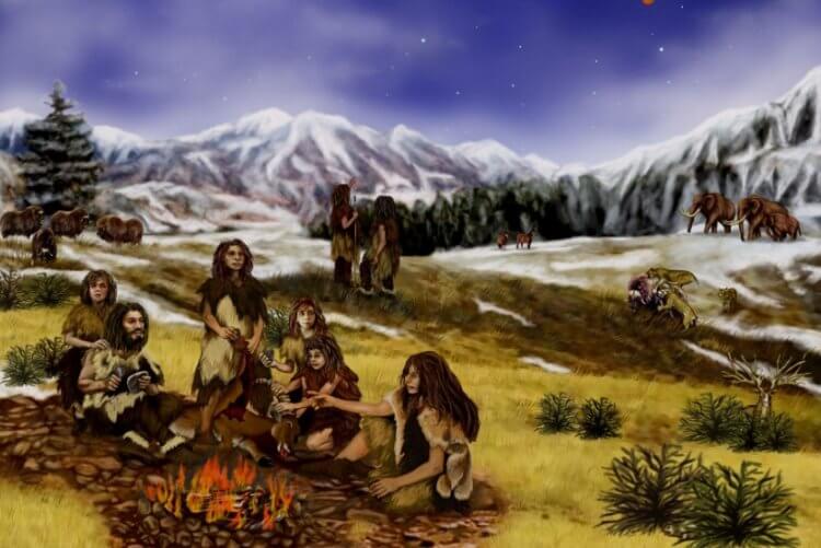 Опасные изменения климата. В холодные времена неандертальцам приходилось нелегко. Фото.