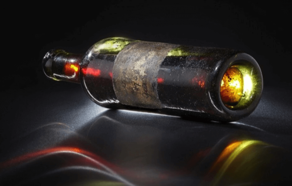 Третья бутылка коньяка Готье. Фото.