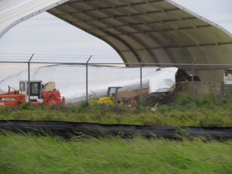 Так выглядел Starship после сильного урагана в Бока-Чика. Фото.