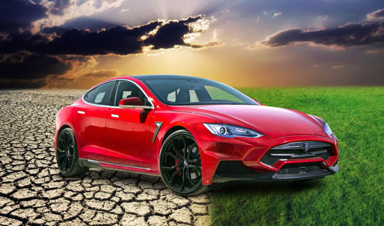 Действительно ли электромобиль — автомобиль будущего? Действительно ли так экологична Тесла? Фото.