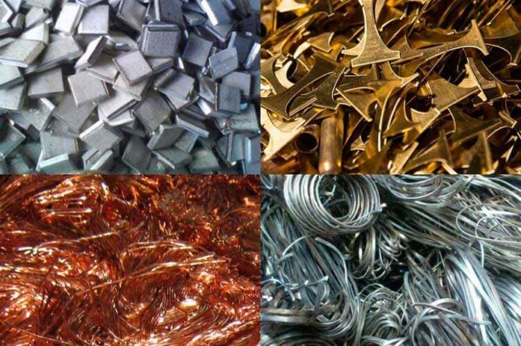 Цветные металлы. Железо и его сплавы относятся к черным металлам, а все остальное — это цветные металлы. Фото.