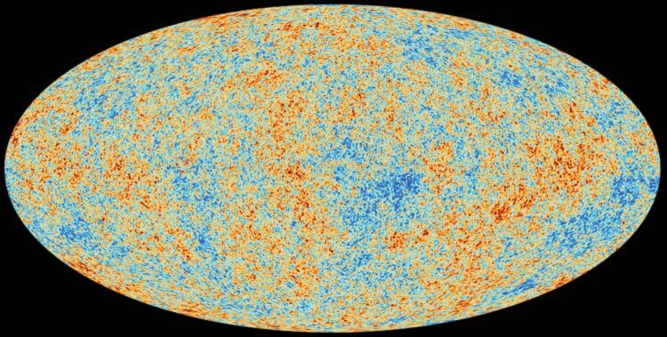 Вселенная из ничего. Фоновое микроволновое космическое излучение – прямое доказательство Большого Взрыва. Фото.