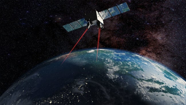 Китай создал квантовый сигнал связи с помощью спутника. Фото.
