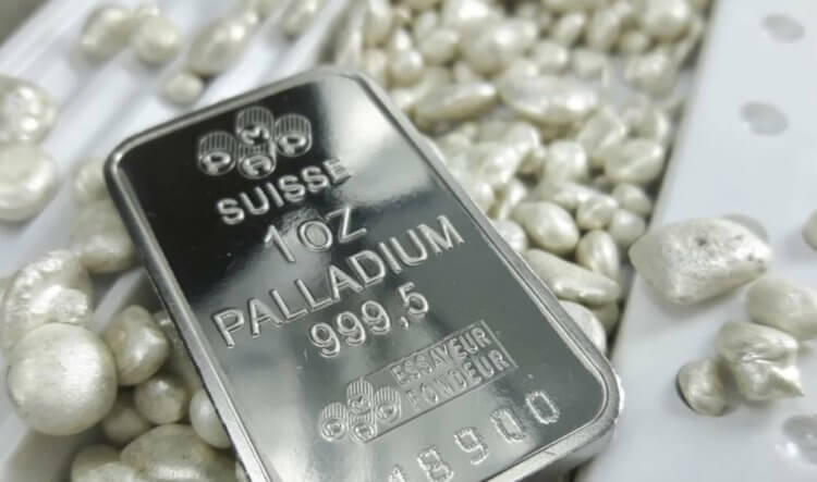 Стоимость палладия. Палладий — один из самых редких металлов на Земле. Фото.