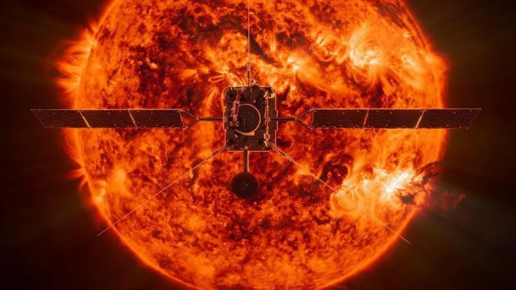 Зонд Solar Orbiter сделает самые подробные фотографии Солнца за всю историю наблюдений. Solar Orbiter в представлении художника. Фото.