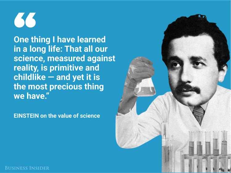 Цитаты Альберта Эйнштейна. Альберт Эйнштейн о научном прогрессе. Фото.