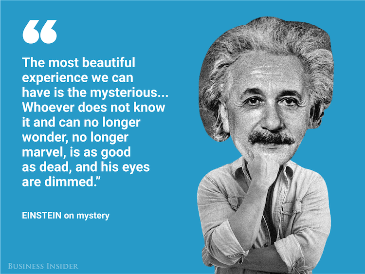 Цитаты Альберта Эйнштейна. Альберт Эйнштейн о неизвестном. Фото.