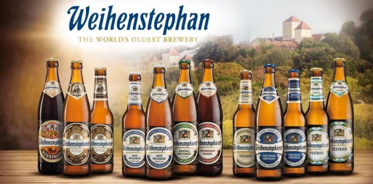 Самое старое пиво. Weihenstephan — самая старая марка пива. Фото.