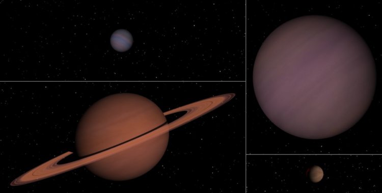 Экзотические экзопланеты. На самом деле большинтсво планет в известной Вселенной – это газовые гиганты и горячие Юпитеры. Фото.