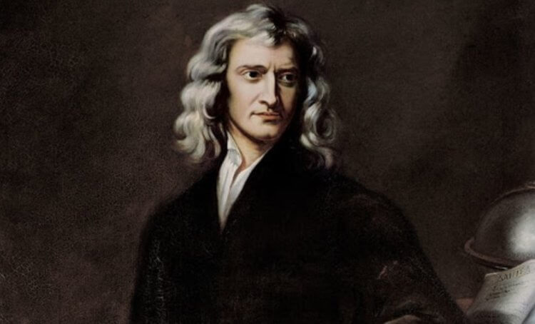 Исаак Ньютон — основа всего. Ньютон был невысок, крепкого телосложения, с волнистыми волосами. Фото.
