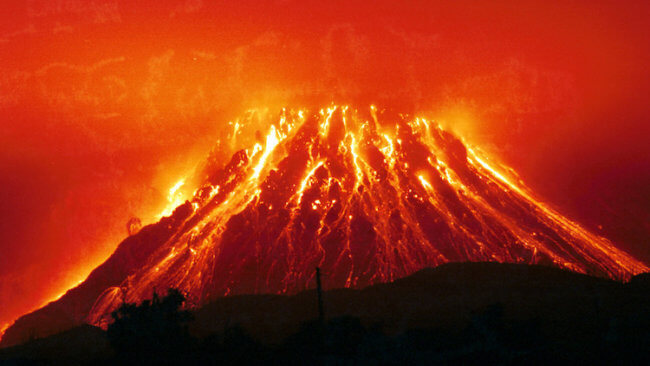Самые большие извержения вулканов в истории человечества. Фото.