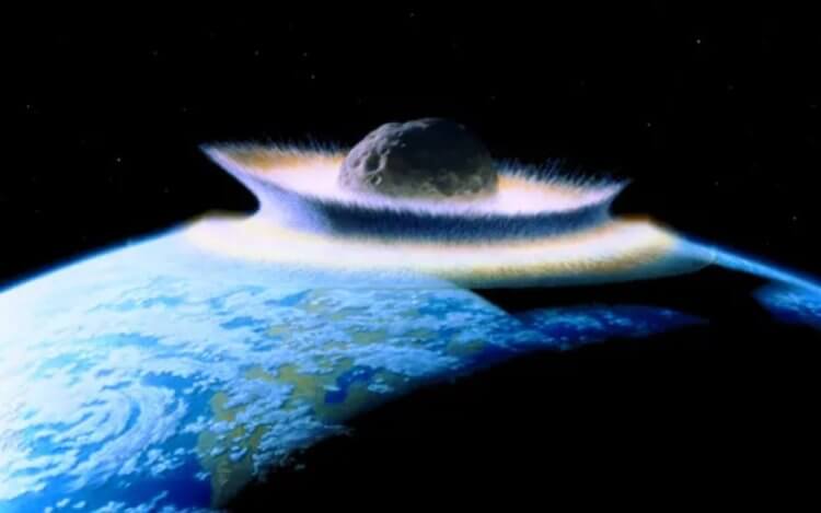 Столкновение с астероидом. Столкновение астероида с Землей. Такого в ноябре не произойдет. Фото.