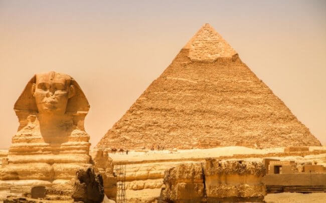 Как строились египетские пирамиды? Фото.