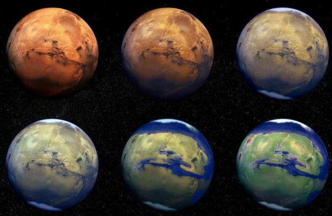 Как выглядел Марс миллионы лет назад? Новая теория. Фото.