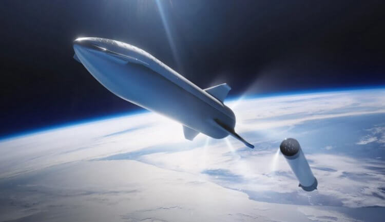 Сотрудничество SpaceX и NASA. В идеале, отправка корабля Starship будет выглядеть так. Фото.