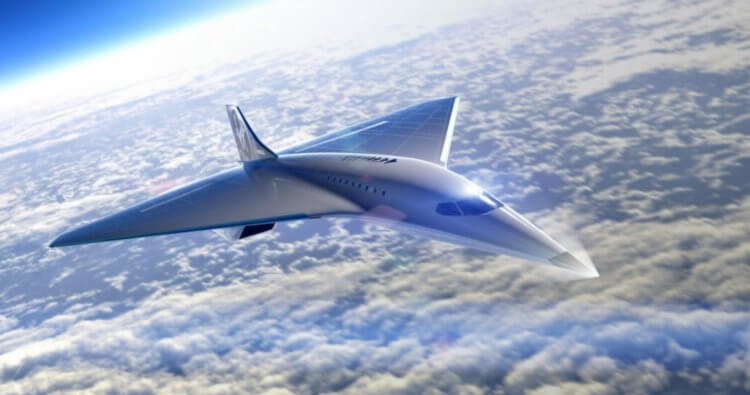 3700 километров в час. Virgin Galactic показала концепт сверхзвукового пассажирского самолета. Концепт сверхзвукового самолета Virgin Galactic. Фото.
