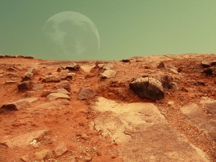 Каким будет укрытие для первых марсианских колонистов? Марс – не самая дружелюбная для человека планета. Фото.