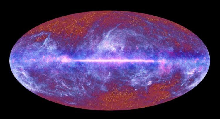 Что такое «точки Хокинга»? Реликтовое излучение – это, по сути, электромагнитное излучение, оставшееся от самой ранней космологической эпохи, которая пронизывает всю вселенную. Считается, что реликтовое излучение сформировалось примерно через 380 000 лет после Большого Взрыва и содержит тонкие указания на то, как формировались первые звезды и галактики. Фото.