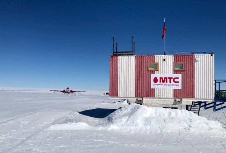 Интернет в Антарктиде. В Антарктиде «ловит» МТС. Фото.