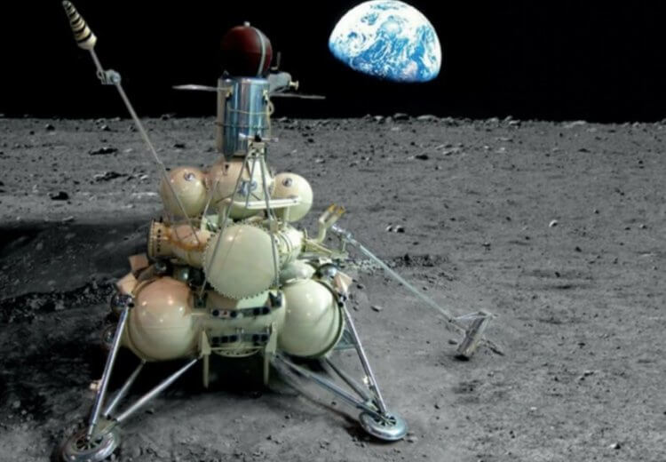 Предыдущие миссии. Межпланетная станция «Луна-24». Фото.