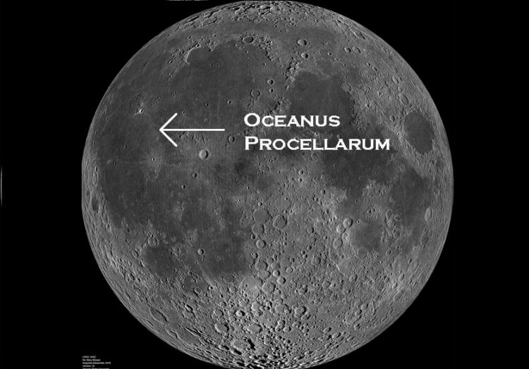 Зачем нужно собирать лунный грунт? Океан бурь на Луне. Фото.
