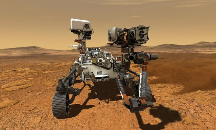 Существует ли жизнь на Марсе? Марсоход Perseverance. Фото.