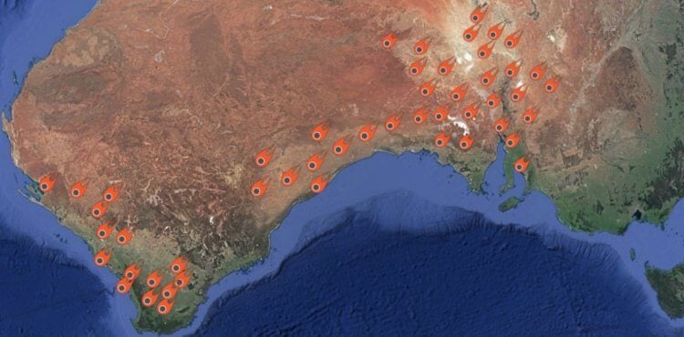 Почему метеориты зеленые? Австралийский проект Desert Fireball Network нужен для слежения на метеоритами. Фото.