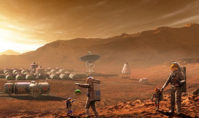 Как астронавты будут добывать кислород на Марсе? Фото.