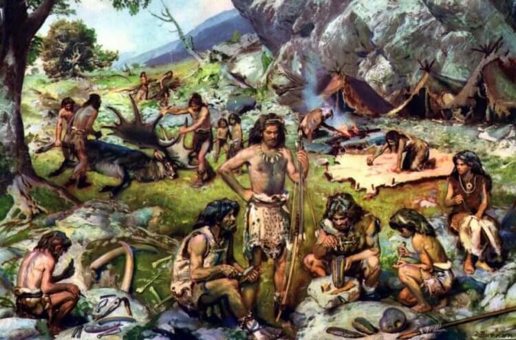 История войны. Жизнь неандертальцев глазами художника. Фото.