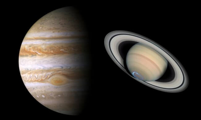 Что нужно знать о встрече Сатурна и Юпитера? Фото.
