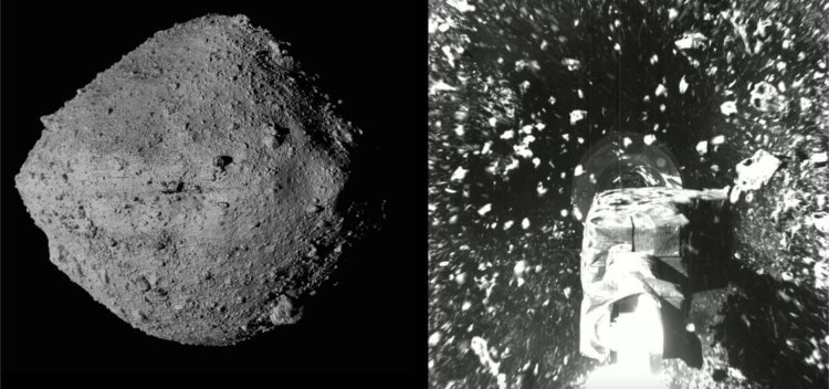 Как выглядит поверхность астероида? Таинственный астероид Бенну, как удалось выяснить астрономам, попал в оклоземное пространство почти два миллиона лет назад. Фото.