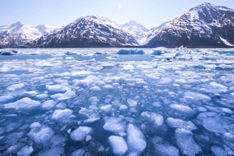 Экзистенциальные риски. Таяние ледников является одним из главных драйверов глобального потепления. Фото.