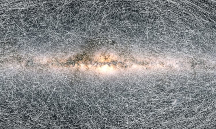 Астрономы создали новую, более подробную карту Млечного Пути. Так выглядит обновленная карта галактики Млечный Путь. Фото.