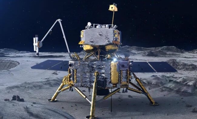 Как Китай доставит лунный грунт на Землю в рамках миссии «Чанъэ-5»? Фото.