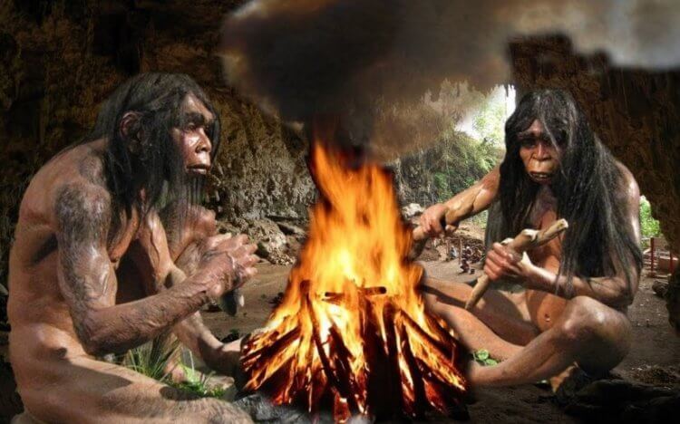 Почему древние люди не задыхались из-за дыма от костра? Неандертальцы вдыхали много дыма, но это вряд ли сильно вредило их здоровью. Фото.