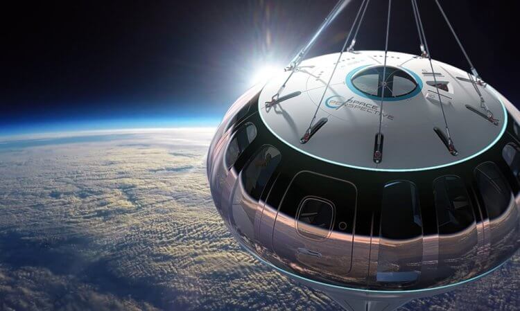 В космос на воздушном шаре. Хотели бы побывать внутри этого корабля? пишите в нашем Telegram-чате. Фото.