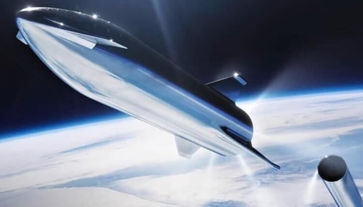 Будущие испытания SpaceX. В идеале Starship будет выглядеть примерно так. Фото.